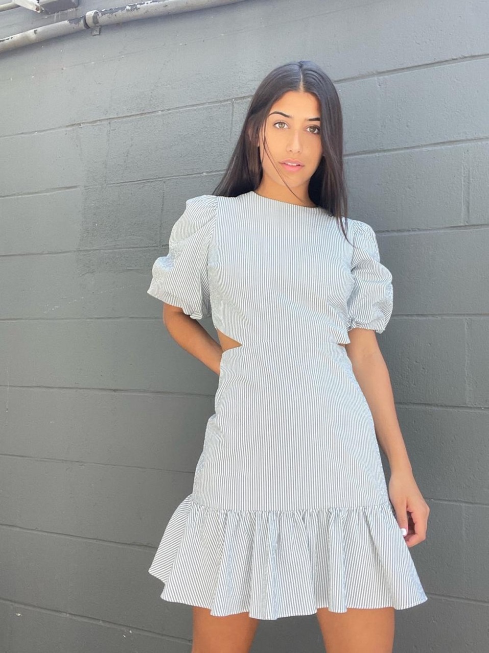 Veronica Beard Iker Striped Dress